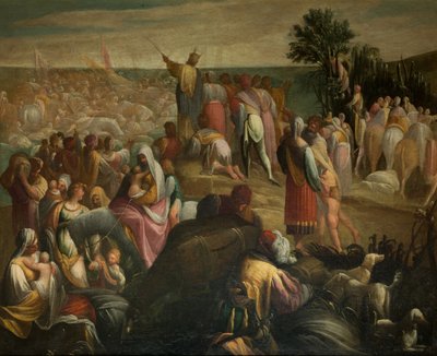 Israeliterna korsade Röda havet, ca. 1610. av Donducci