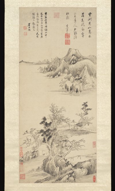 Höstberg av Dong Qichang