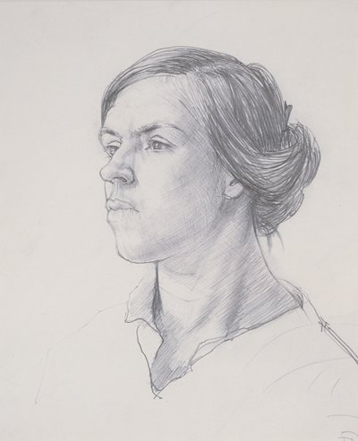 Chef för en ung kvinna, ca 1914 av Dora Carrington