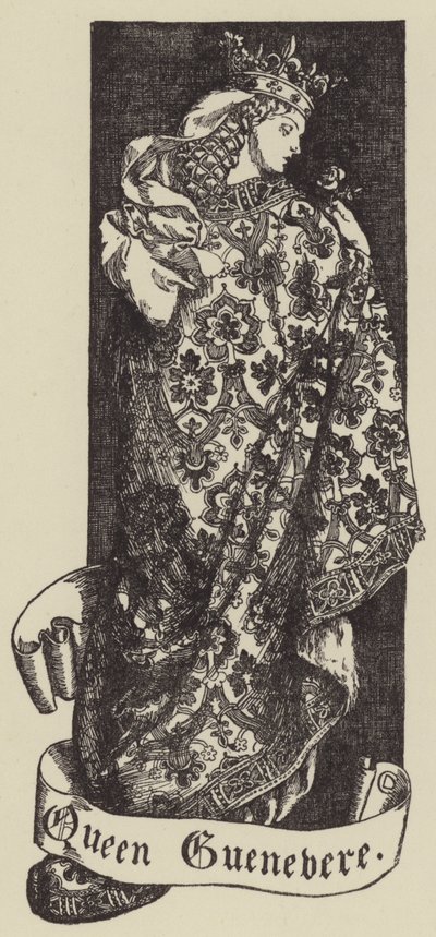 Queen Guenevere (medlemmar) av Dora Curtis