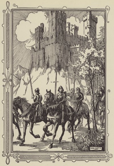 Sir Galahad vid klostret av Dora Curtis
