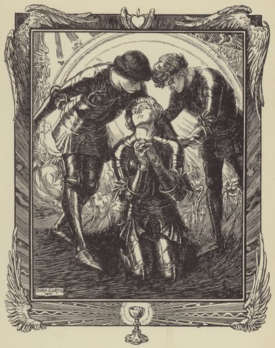 Sedan gick de till Sir Galahad av Dora Curtis