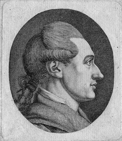Porträtt av författaren Johann Wolfgang von Goethe 1749-1832 av Dora Stock