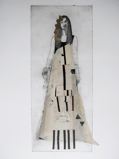 Abstrakt modefigur av Doris Schmitz