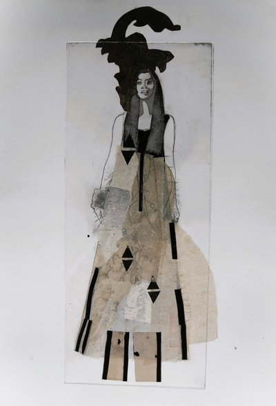 Abstrakt modefigur av Doris Schmitz