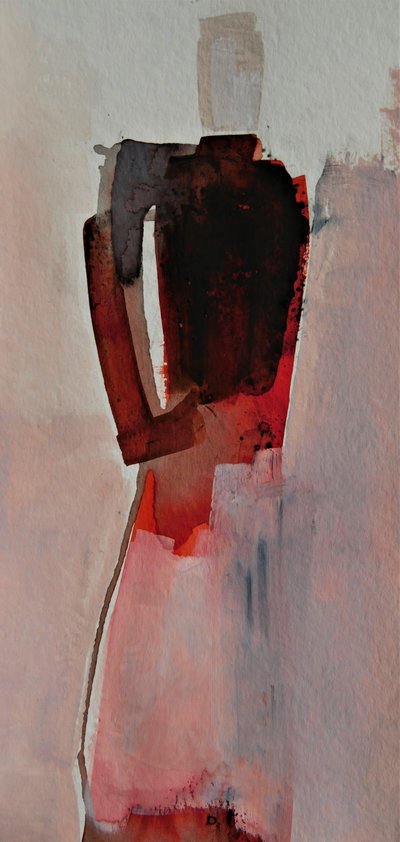 Uttrycksfull rödfigur av Doris Schmitz