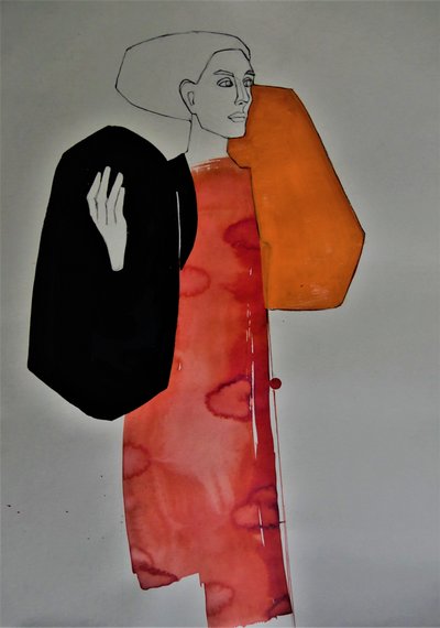 Modern modefigur av Doris Schmitz