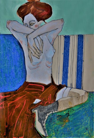 Hyllning till Egon Schiele av Doris Schmitz
