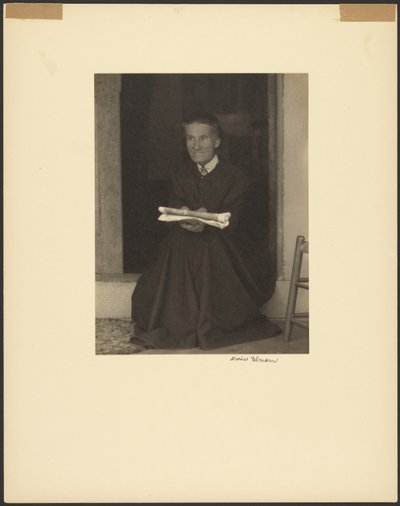 Syster Sarah, Shaker Settlement, Mt. Lebanon, New York av Doris Ulmann
