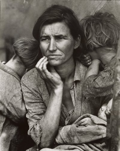 [Kopia av Migrant Mother, Nipomo, Kalifornien] av Dorothea Lange