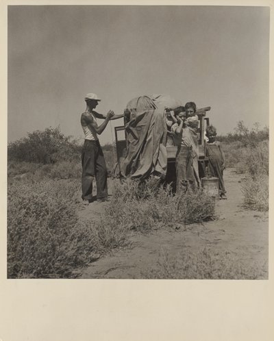 Övergångar, New Mexico av Dorothea Lange