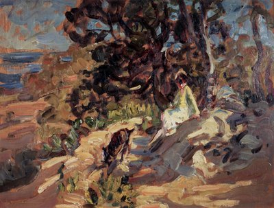 Vilande (olja på duk) av Dorothea Sharp