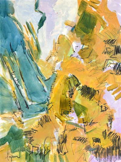 Livfull abstrakt natur av Dorothy Fagan