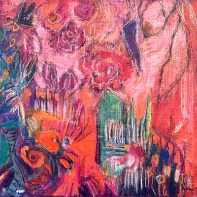 En färgsprakande blomsterdröm av Dorothy Fagan