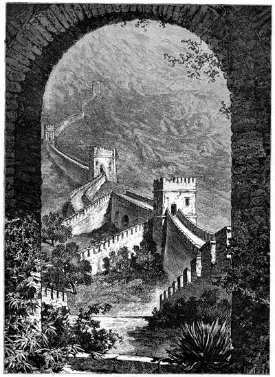 Kinesiska muren, 1800-talet av Dosso