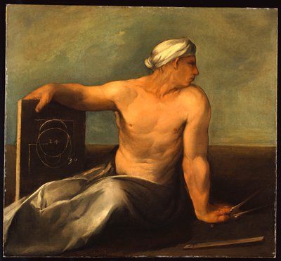 En personifiering av geometri av Dosso Dossi