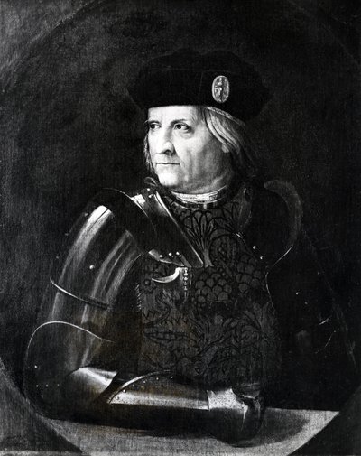 Porträtt av Hercules I av Este (1433-1505) av Dosso Dossi