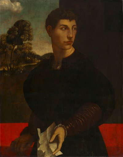 Porträtt av en ung man, ca. 1530. av Dosso Dossi