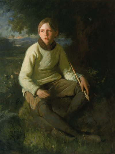 Pojken med pilen, 1903. av Douglas Volk