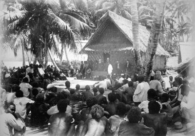 Parlamentet i Hongo, Florida, Salomonön, 1892. av Dr Welchman