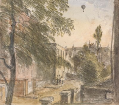 Ballong över Holland Street, Kensington, 22 juli 1835, 19.00 av Dr. William Crotch