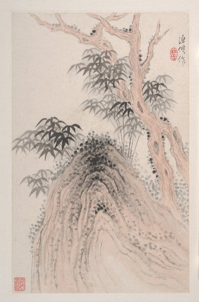 Landskap efter gamla mästare, 1800-talet. av Du Xiang