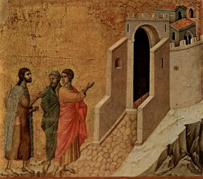 Duccio di Buoninsegna Emaus av Duccio di Buoninsegna