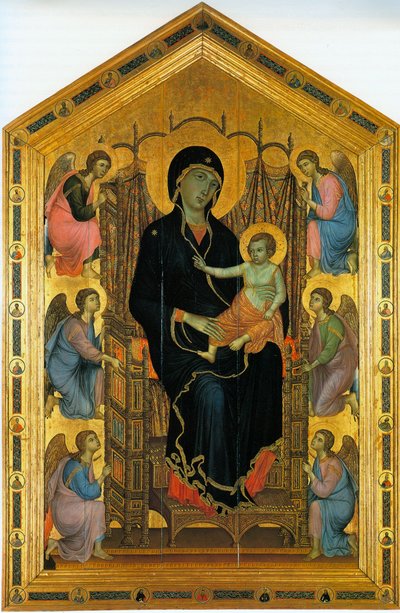 Madonna ruccelai av Duccio di Buoninsegna