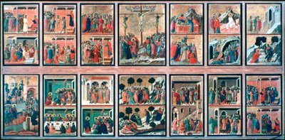 Maesta, Berättelser om passionen, 1308-1311 av Duccio di Buoninsegna