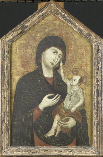 Mary med barn av Duccio di Buoninsigna (copy after)