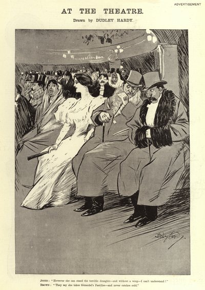 Annons, Geraudels Pastiller av Dudley Hardy
