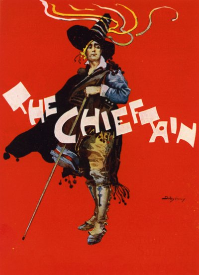 Hövdingen; affischdesign för Savoy Theatre, London (färg litho) av Dudley Hardy