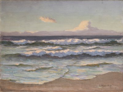 Lilac Waves (olja på duk) av Duncan McGregor Whyte