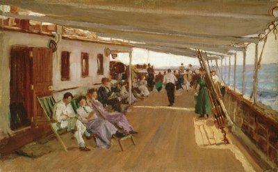 På däck, Steam Packet av Duncan McGregor Whyte