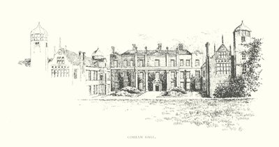 Cobham Hall (litografi) av Duncan Moul
