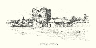 Otford Castle (litografi) av Duncan Moul
