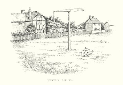 Quintain, Offham (litografi) av Duncan Moul