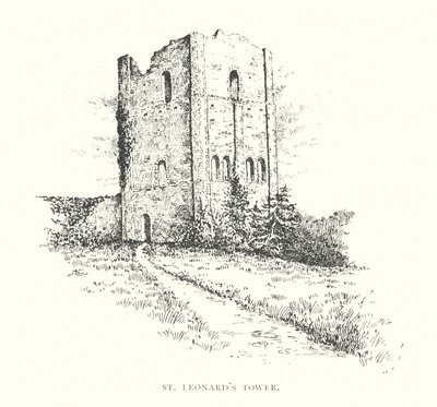 St Leonards torn (litografi) av Duncan Moul