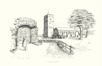 Sturry kyrka (litografi) av Duncan Moul