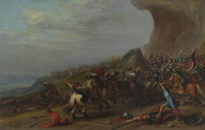 David dräper Goliat av Dutch