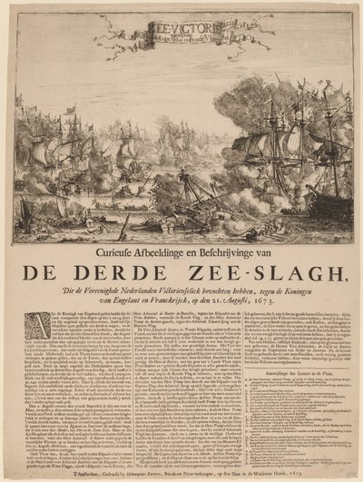 The Third Sea Battle (The Third Sea Battle) av Dutch 17th Century