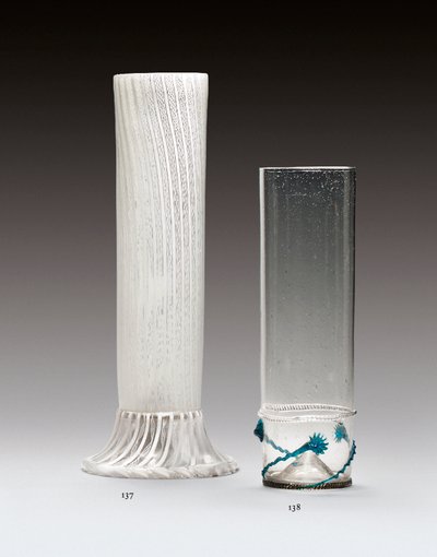 En Façon de Venise glaskometbägare, sent 1500-1600-tal (glas) av Dutch School