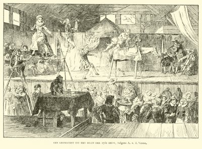 Fairground-tält, Nederländerna, tidigt 1600-tal av Dutch School