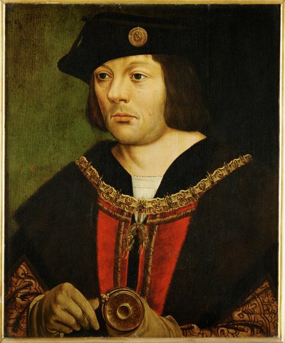Guillaume III de Croy, herre av Chievres, inflytelserik rådgivare till Philip le Beau, son till kejsar Maximilian, lärare ... av Dutch School