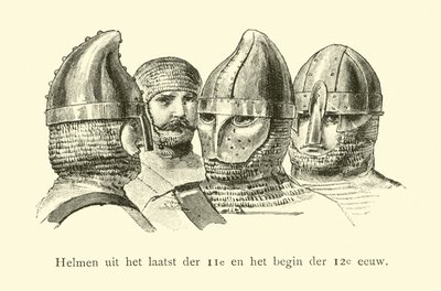 Hjälmar från slutet av 1000-talet och början av 1100-talet av Dutch School