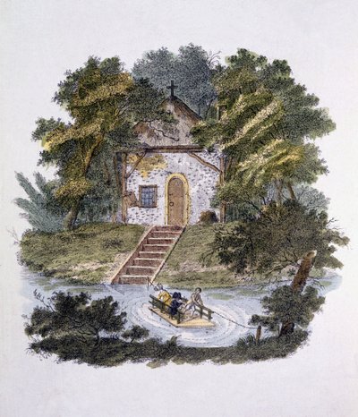 Illustration från Magazine of Garden Gems av G. van Laar, publicerad 1802 av Dutch School