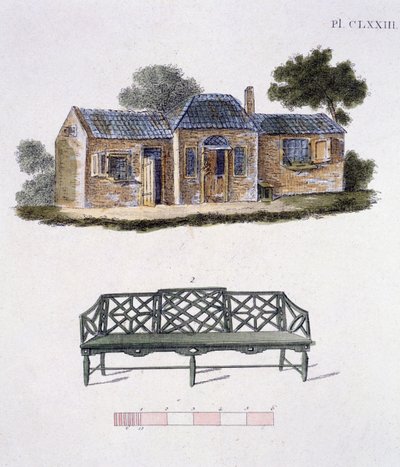 Illustration från Magazine of Garden Gems av G Van Laar, 1802 av Dutch School