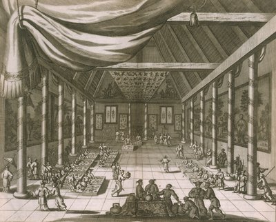 Kejserliga palatset, Peking, 1670 av Dutch School