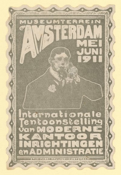 Internationell utställning av modern kontorsutrustning, Museum Grounds, Amsterdam, 1911 av Dutch School