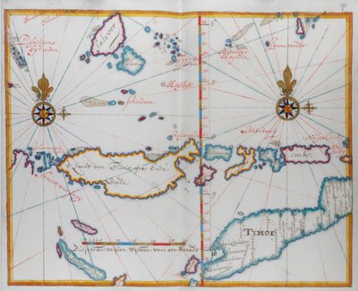 Ön Timor med omnejd. av Dutch School